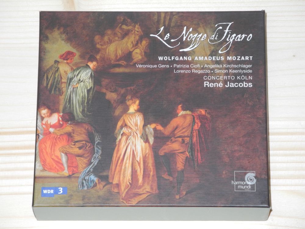 MOZART: LE NOZZE DI FIGARO - RENE JACOBS - HM 3 CDs (Neu (gemäss ...