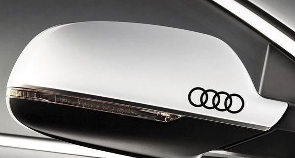 Sticker: Audi ring  Aufkleber für Seiten Spigel – Nuovo (secondo la descrizione) da Aarau venduto da Foruschweiz 1