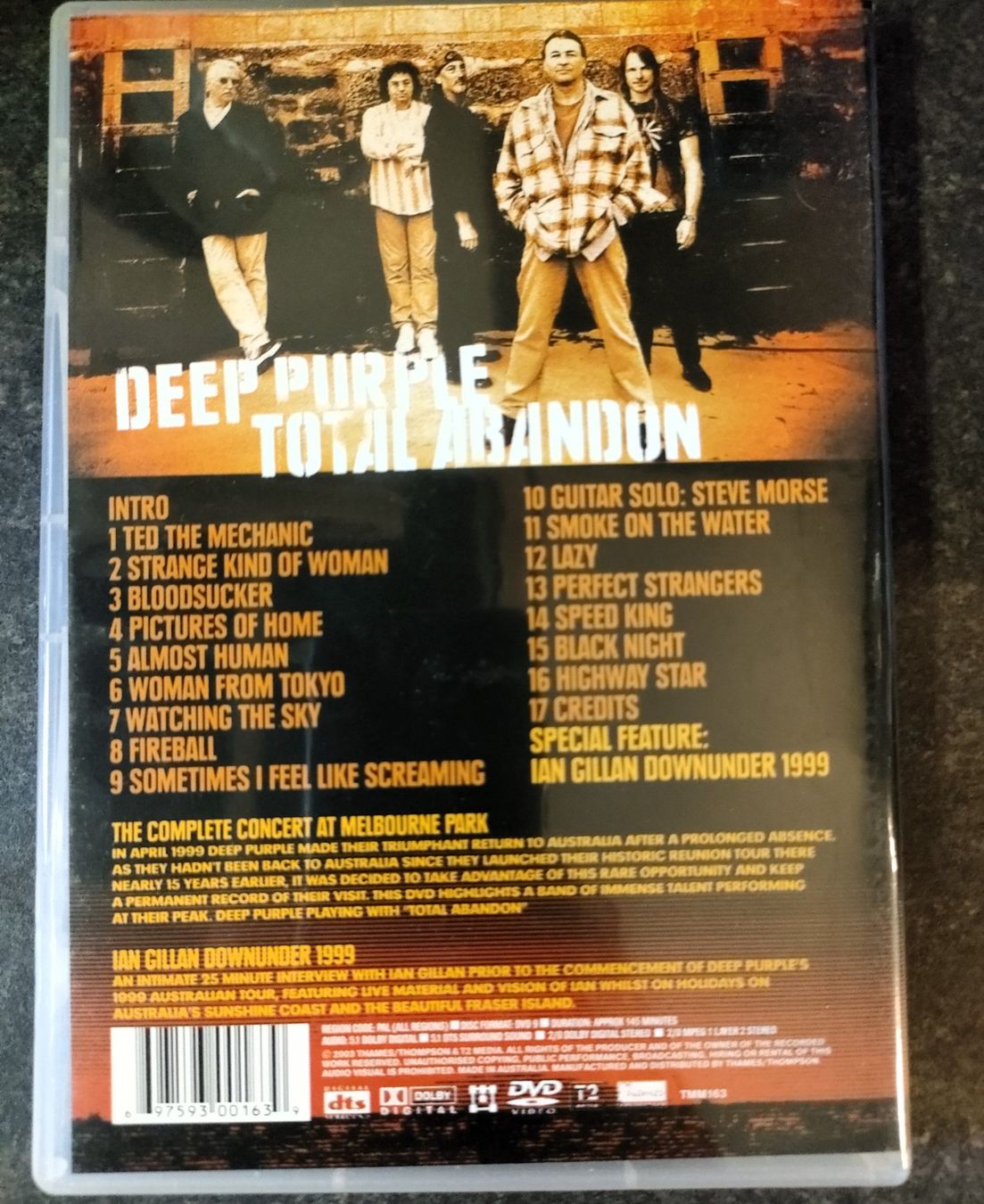 Tutti i DVDs: Musik-DVD: Deep Purple; Total Abandon – Usato da Rheineck venduto da simfu 1