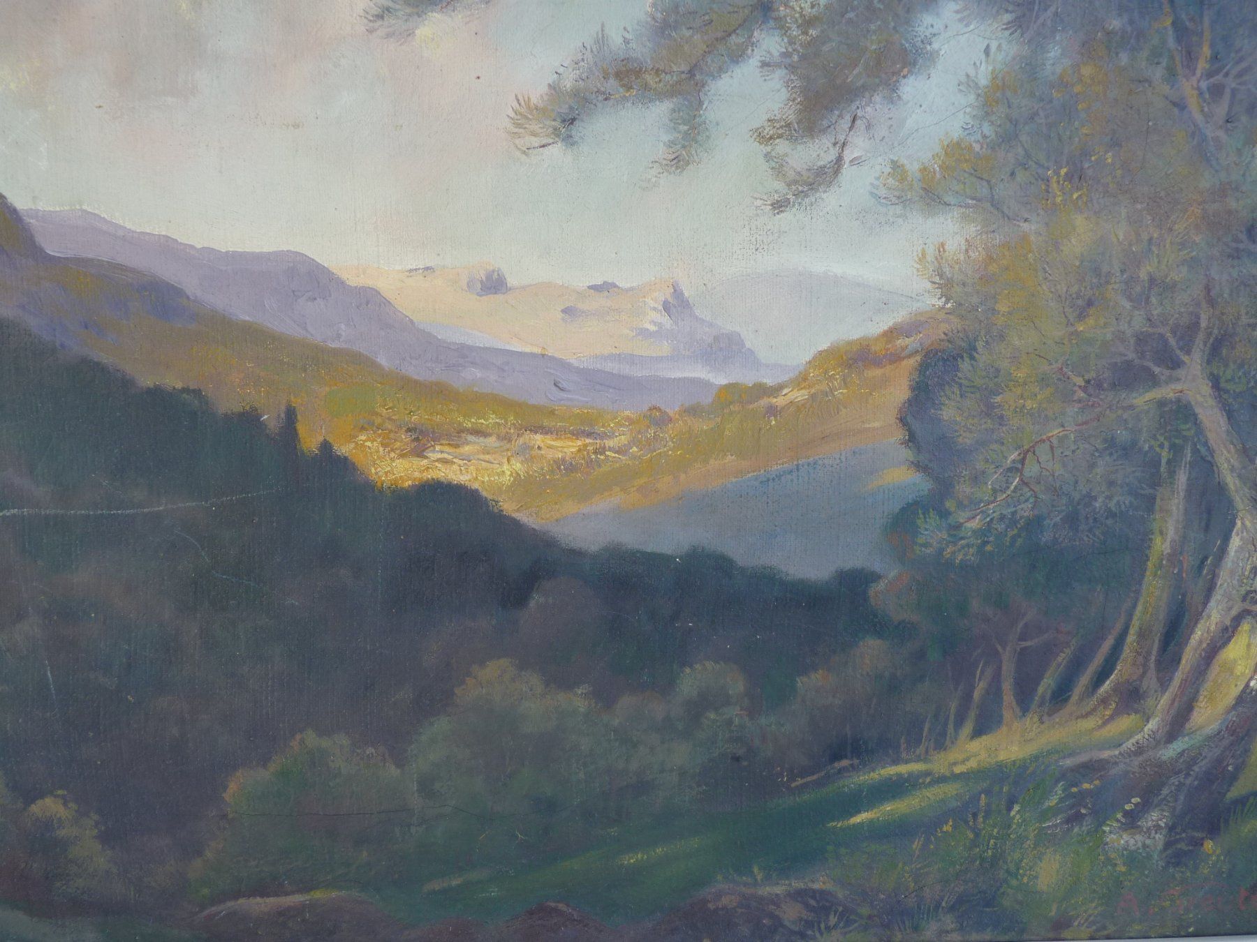 Gemälde: Antikes Oelbild A. Greutert 1925 – Gebraucht aus Küsnacht ZH von zoliboli01 1