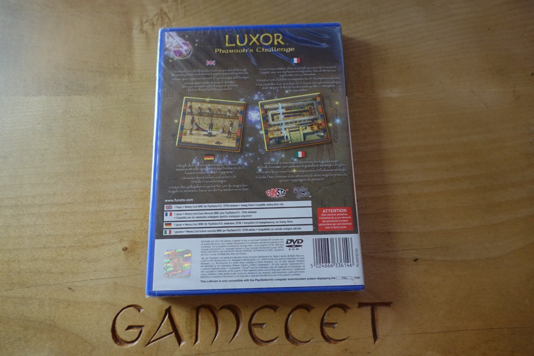 Sony Giochi: Luxor: Pharaoh's Challenge – Nuovo e nell'imballaggio originale da Steinach venduto da Gamecet 5