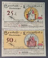 25 + 50 PFENNIG / LILIENTHAL 15.4.1921 (2) BANKFRISCH
