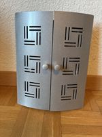 Schlüsselkasten Metall silber mit 10 Haken guter Zustand
