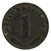 Deutschland - 1 Reichspfennig - 1942 - B
