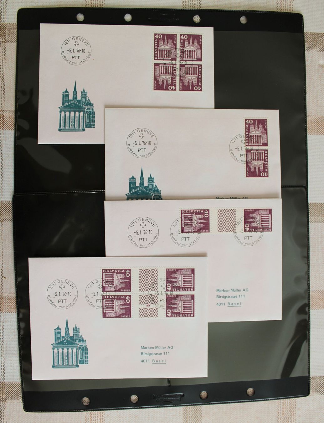 Tutti i francobolli: Briefmarke Baudenkmäler Farbänderung Nr. 362 – Nuovo (secondo la descrizione) da Pratteln venduto da Wildtulpe