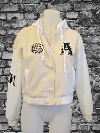 College Jacke mit Kapuze, Grösse L, Top Zustand!