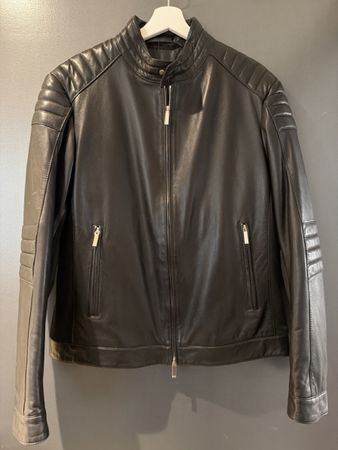 Hugo Boss Mercedes Petronas Edition ,Herren Lederjacke