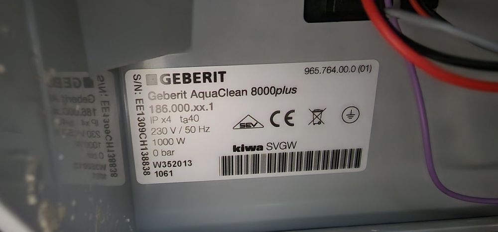 Filtre Charbon Actif Geberit 250.022.00.1 - Pour AquaClean 8000plus Et Balena 8000 - Élimination Des Odeurs