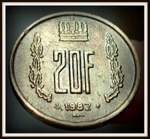 LUXEMBURG 20 FRANCS 1983