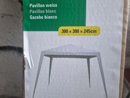 Partyzelt weiss 300x300x245cm,  neu und Originalverpackt