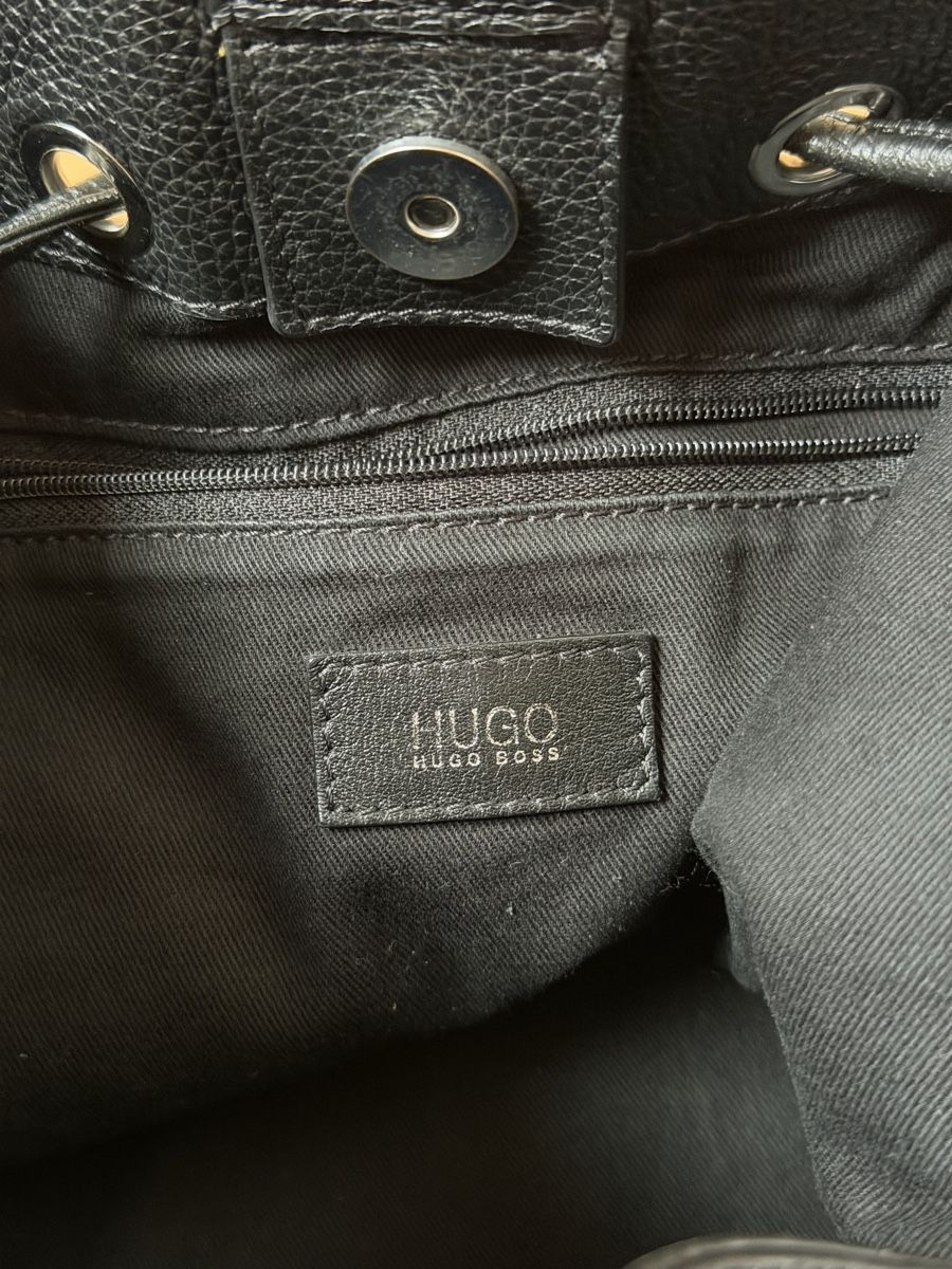Hugo Boss Borse da donna: Hugo Boss Leder Tasche schwarz – Nuovo (secondo la descrizione) da Birsfelden venduto da Haex 7