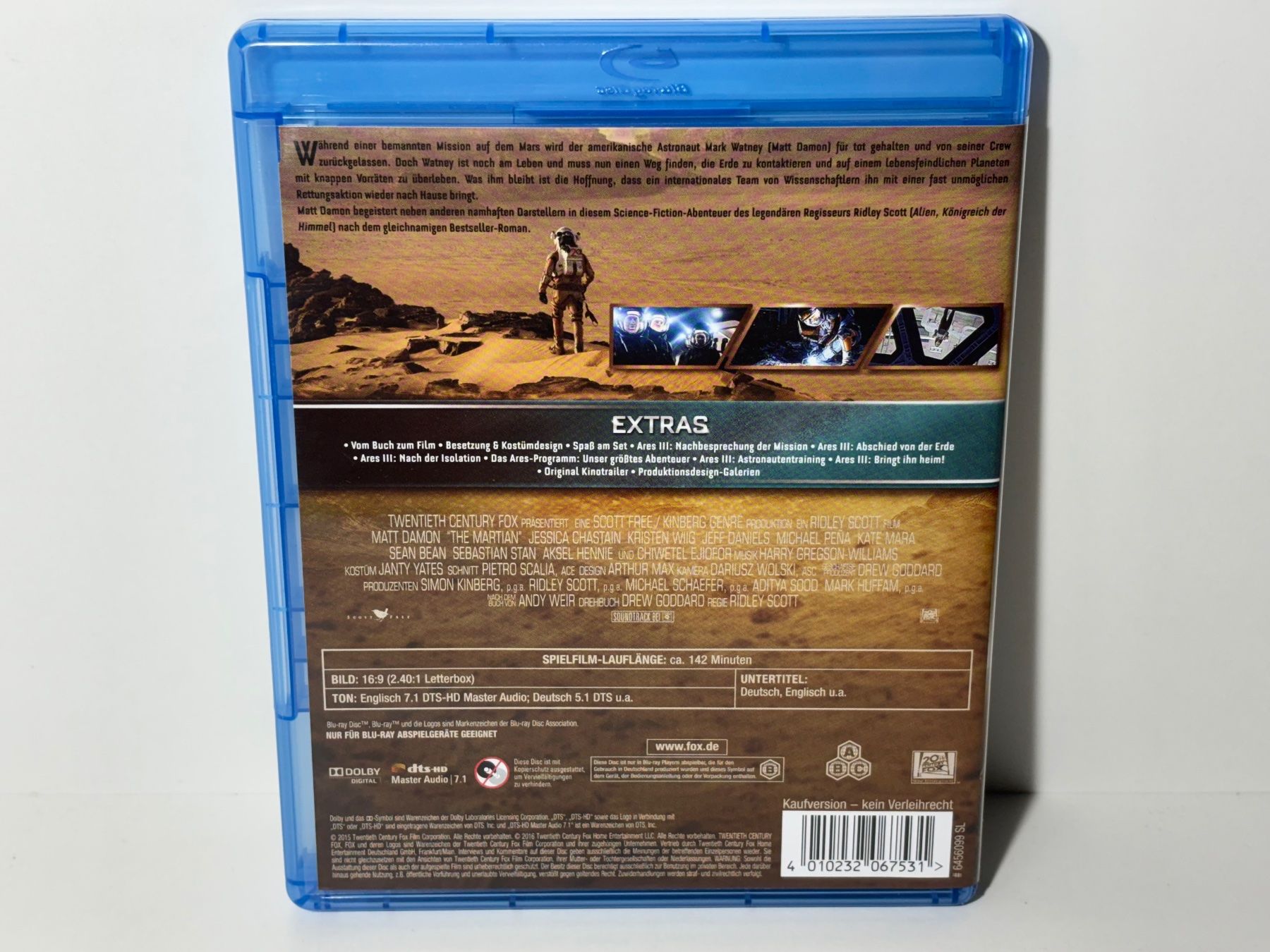 Tous les DVDs: Der Marsianer Blu Ray – D'occasion à Wilderswil par Sstriker 1