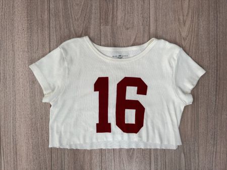 BRANDY MELVILLE T-Shirt one Size offwhite/rot