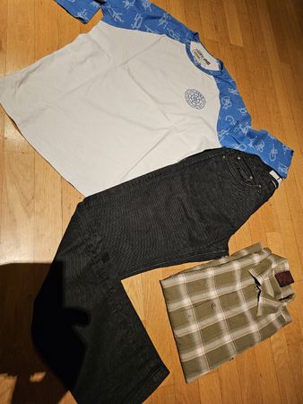 mammut hemd,jeans und Shirt von vans gr.M
