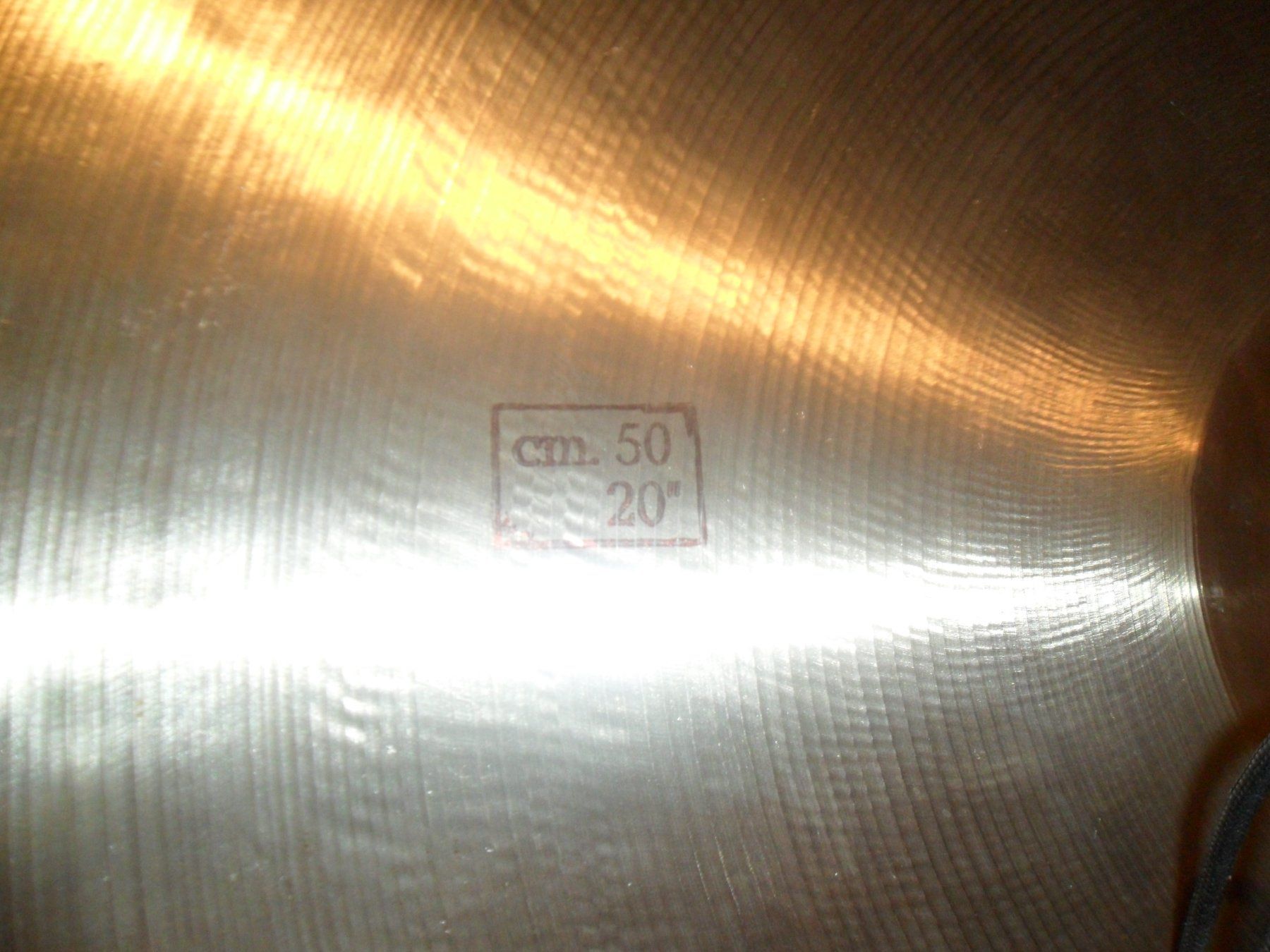 Strumenti musicali: UFIP Ride 20", Sizzle – Usato da Aesch BL venduto da isc_85jd 3
