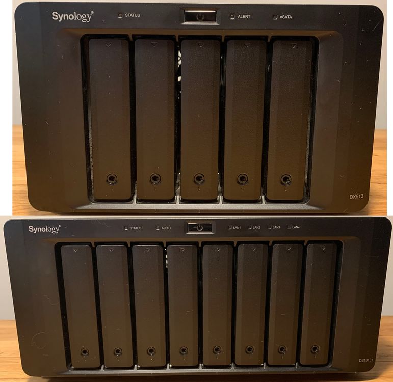 Synology DS 1813+ inkl. Expansionsgehäuse DX513 ohne Disk | Kaufen auf ...