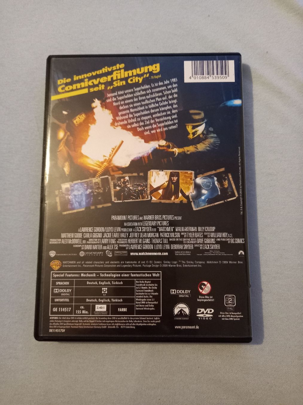 Tutti i DVDs: Watchmen - Die Wächter DVD – Usato da Aarburg venduto da chregi79 1
