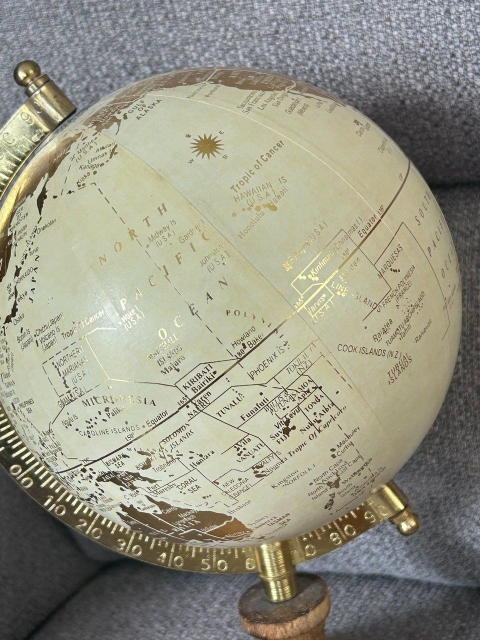 Altro in Decorazioni & Accessori: Mappamondo da tavolo vintage 26 cm – Usato da Giubiasco venduto da LorisVale 2