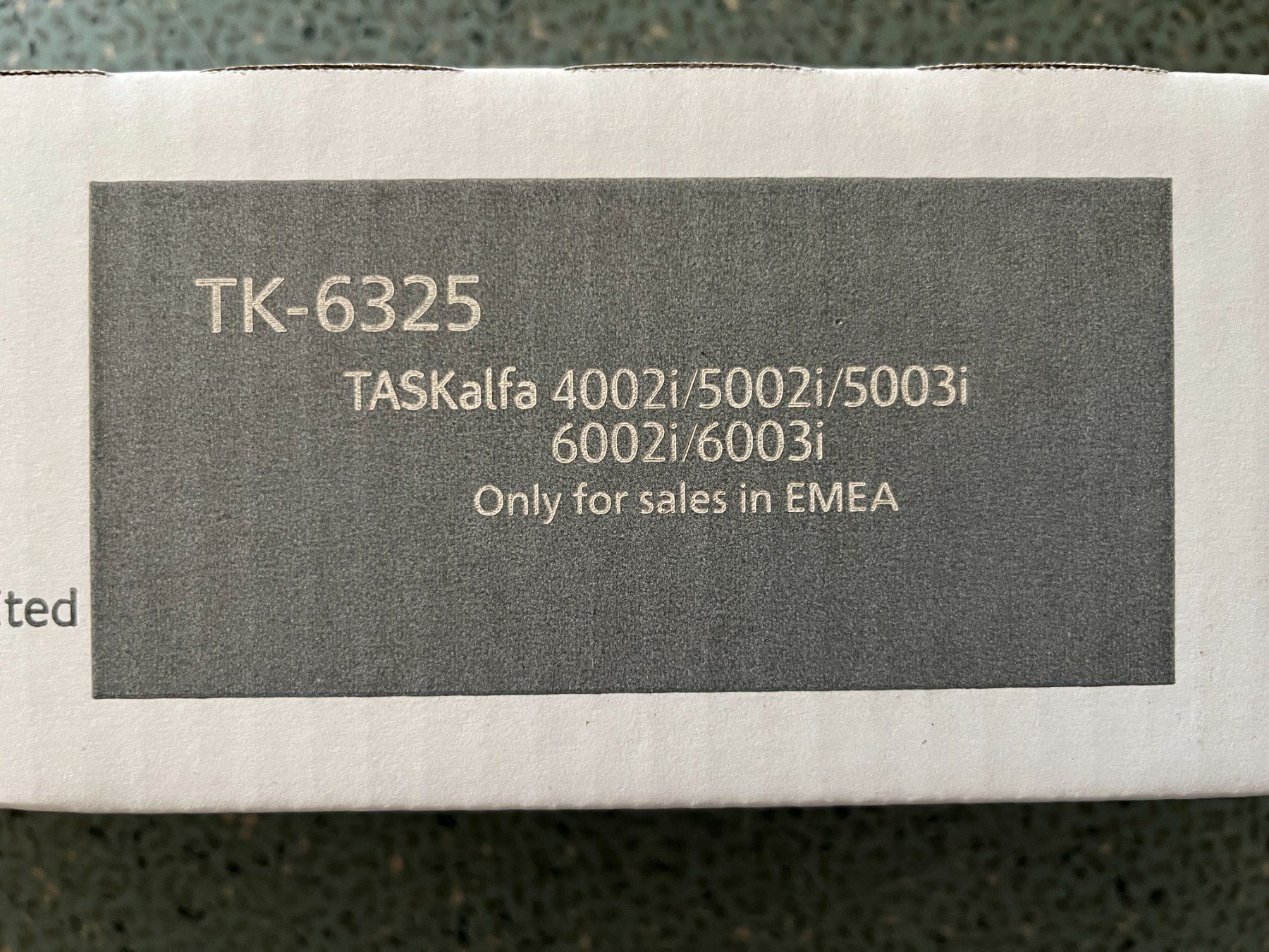 Kyocera Cartucce per stampanti & toner: Kyocera Toner Kit 4x black TK 6325K – Nuovo e nell'imballaggio originale da Solothurn venduto da PolizeiktSolothurn 2