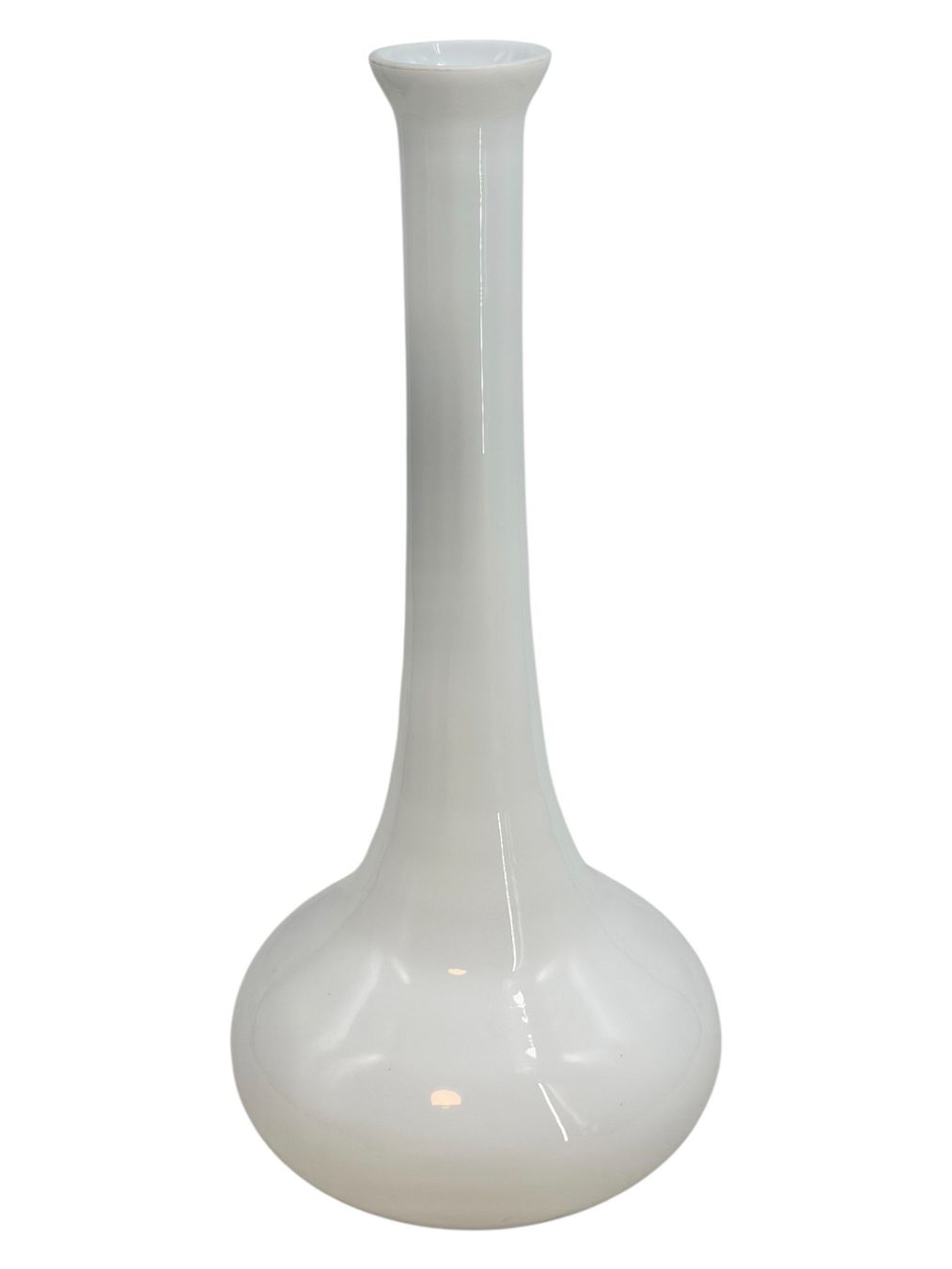 Vasi & Recipienti: Superbe vase soliflore ancien en opaline blanche – Usato da Morges venduto da vintix 3