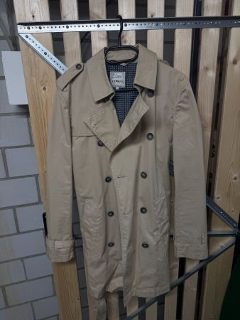 Paul Kehl Trenchcoat Herren – Beige, Grösse S, Vintage