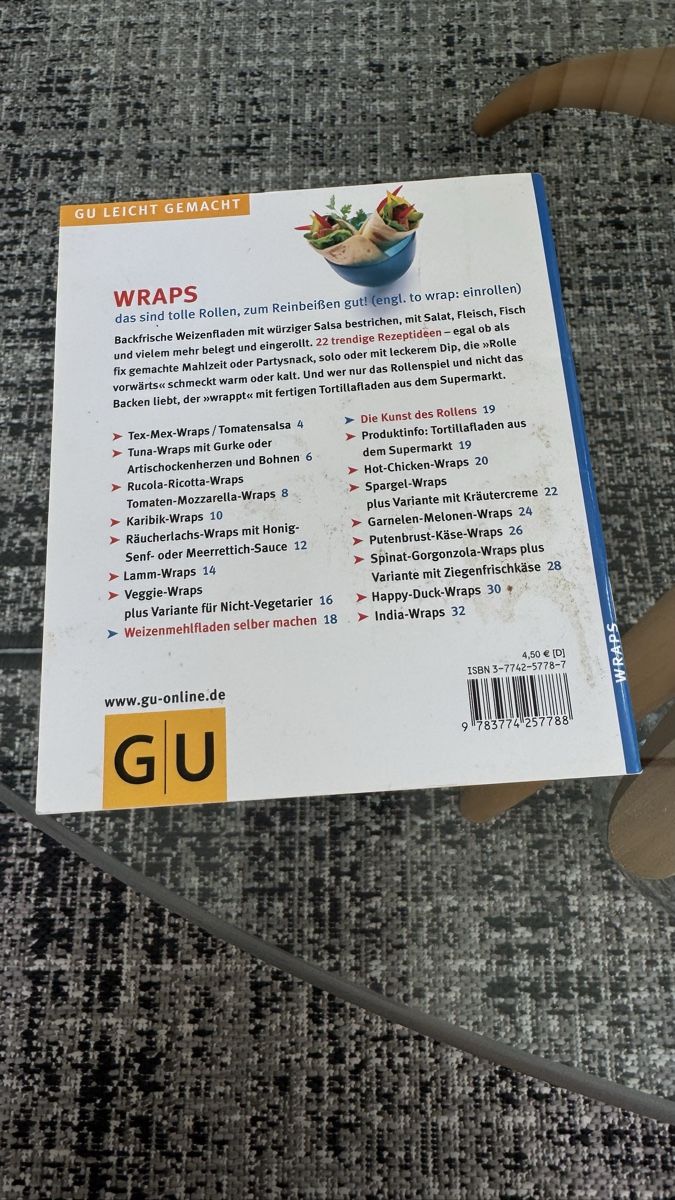 Bücher: GU | Kochbuch | Wraps – Gebraucht aus Kilchberg ZH von nad_6dwp 1