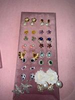 Lot de boucles d'oreilles fantaisie neuves