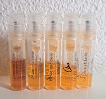 5 verschiedene Lancôme La vie est belle Proben Muster