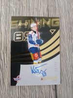 Eishockey Karte Rookie Korbler 89 mit Unterschrift 30/39