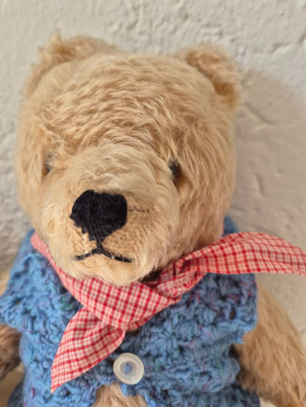 Giocattoli: Süsser Vintage Teddybär mit Weste & Halstuch – Usato da Bern venduto da aronari 3