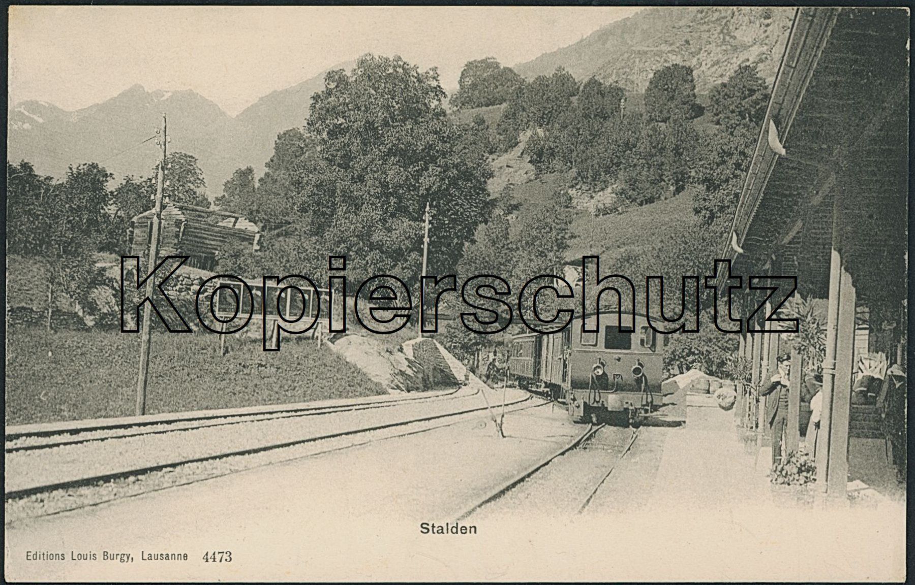 Cartoline postali: VS Stalden - Bahnhof - Bahn VZ – Nuovo (secondo la descrizione) da Schindellegi venduto da leecollect