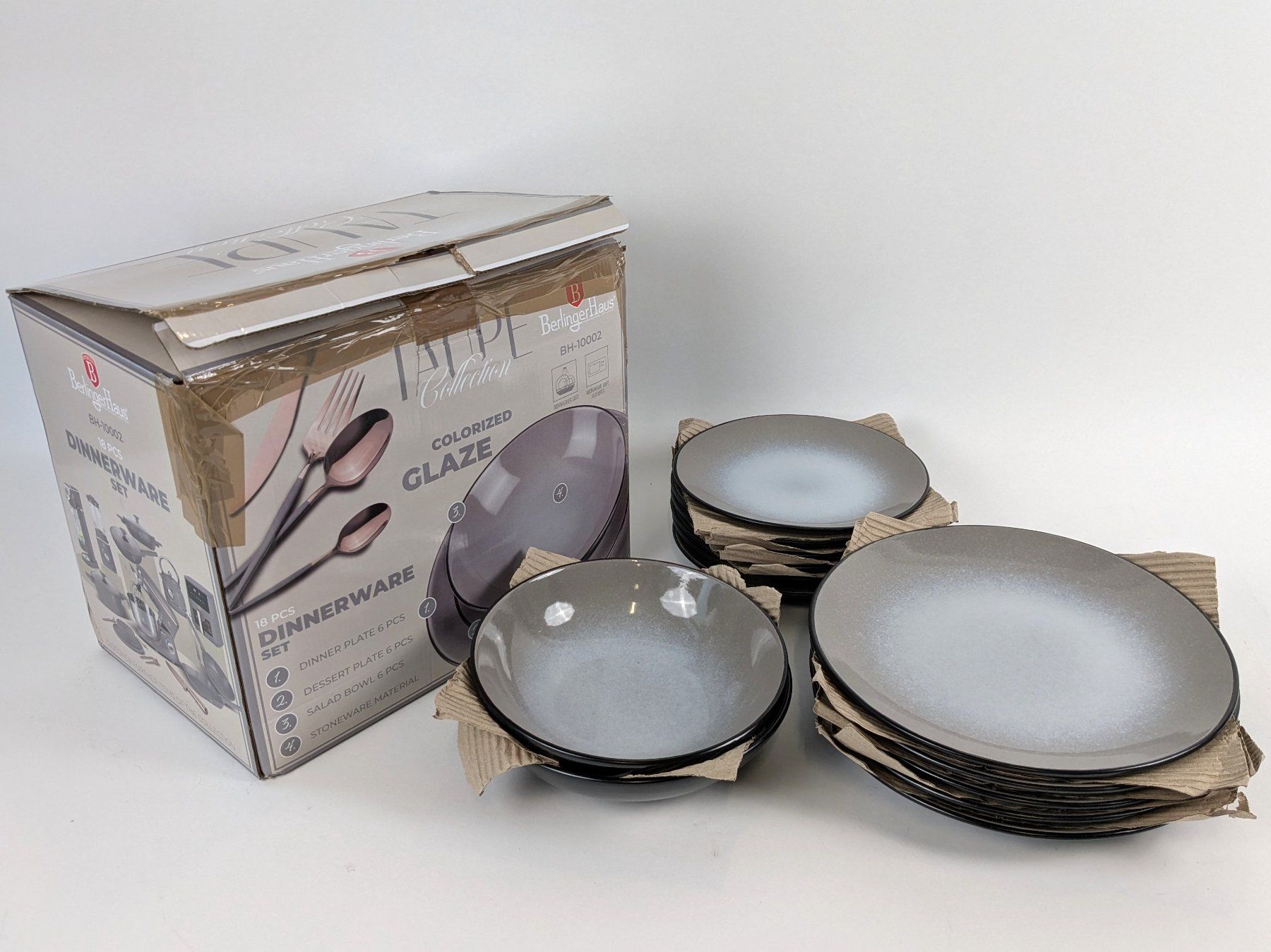 Set di piatti: BERLINGER HAUS Geschirrset Taupe – Nuovo (secondo la descrizione) da Dintikon venduto da Restwert_Dintikon