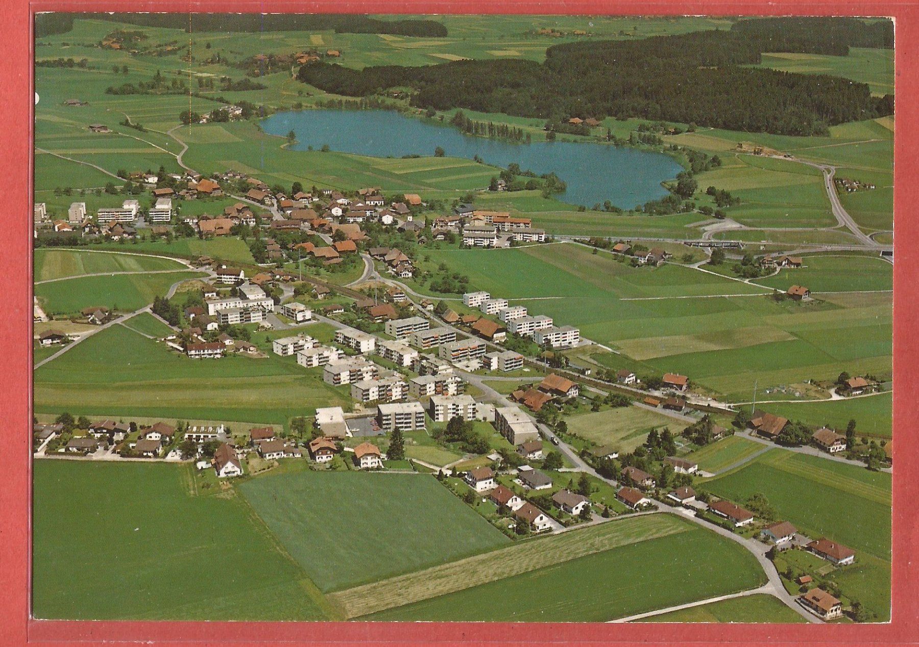 Cartoline postali: Moosseedorf - Flugaufnahme ca. 1975 – Usato da Fislisbach venduto da Porano