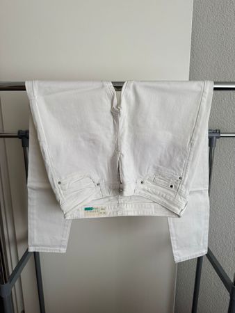 Esprit Organic weisse Sommerjeans, Skinny, Gr. 29/30