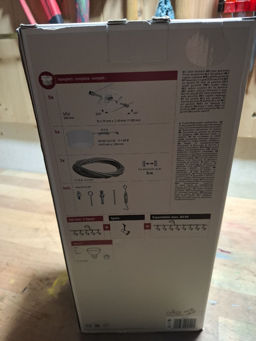 Paulmann Lampadari & plafoniere: Paulmann Set Tech Seilleuchtenset – Nuovo e nell'imballaggio originale da Flaach venduto da maniv6 2