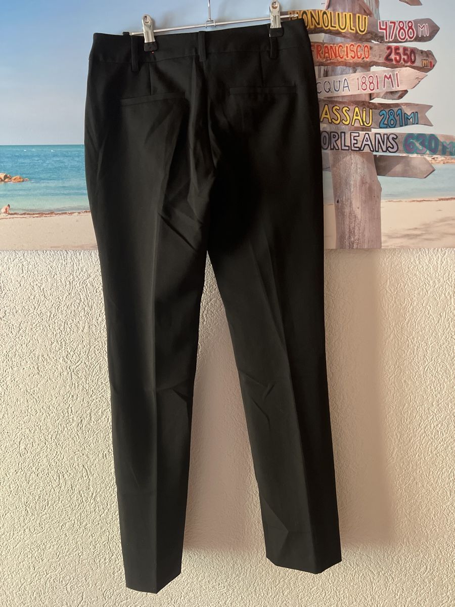 S.Oliver Hosen: Schwarze S.Oliver Stoffhose, Gr. 34/32 – Neu und originalverpackt aus Linden von Annelie12 3