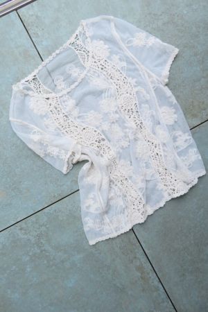 Spitzenshirt Gr. S/M