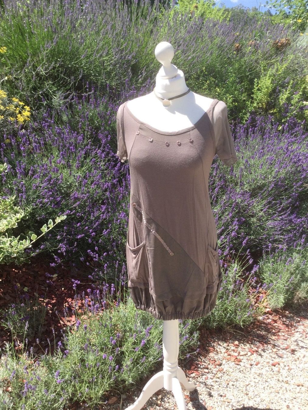 Vestiti: Robe Tunique praline marque SiSi Bella, taille S – Usato da Agiez venduto da chouchanelle 1