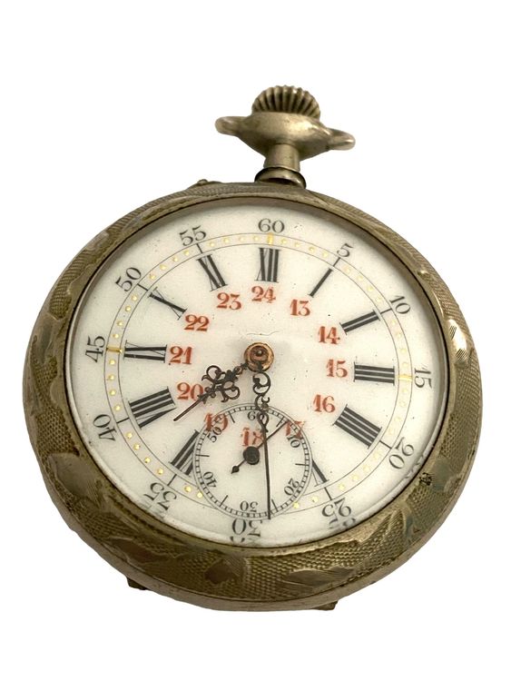 Montre De Poche Suisse à Restaurer – 3 Cadrans émaillés, Mouvement Mécanique Manuel