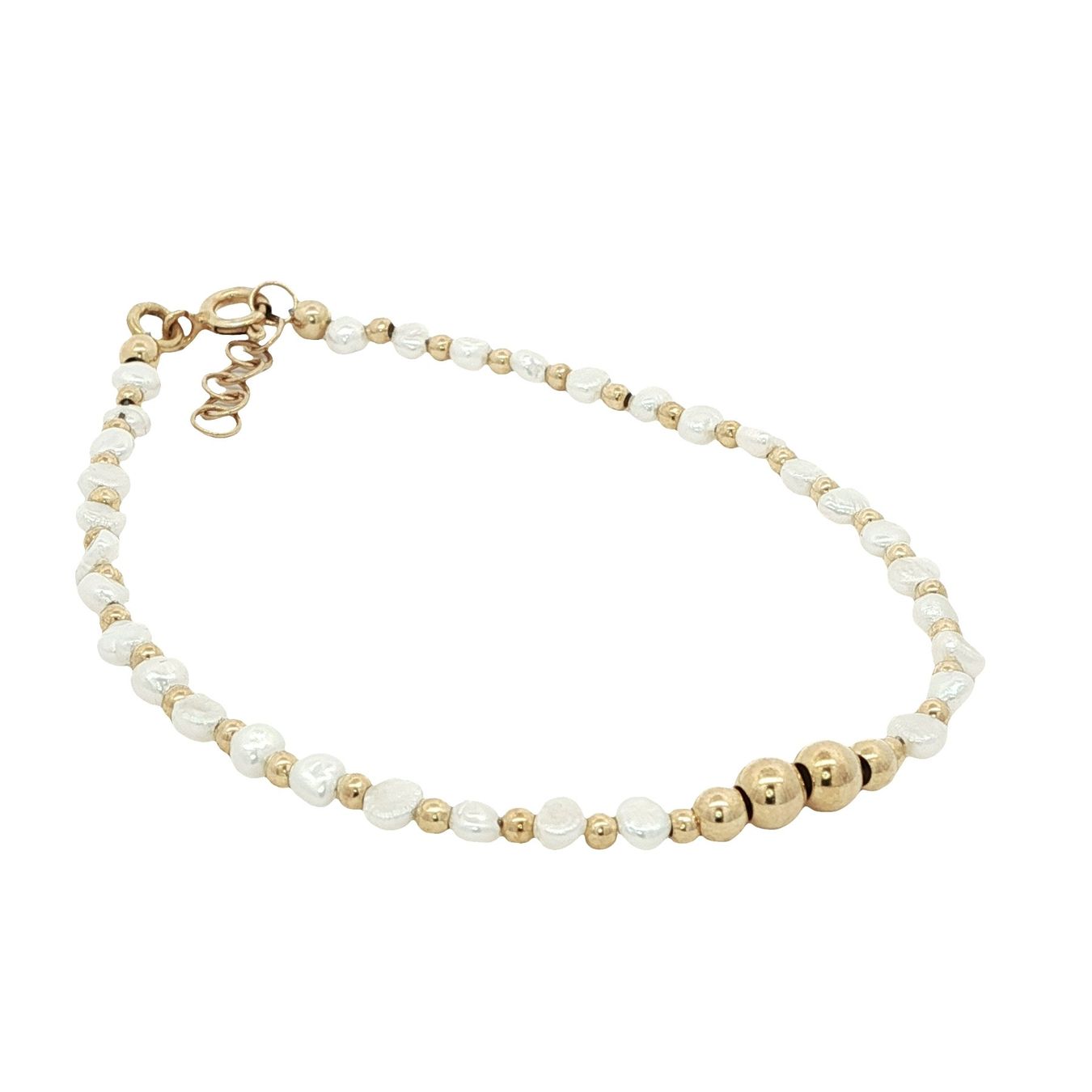 Olga Ribler Bracciali & Braccialetti: Silberarmband mit Barock Perlen – Nuovo (secondo la descrizione) da Luzern venduto da Schmuckoutlet 1