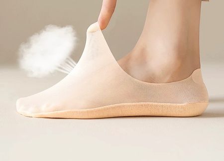Neu! Socke Sneakersocken  beige cool elastisch weich bequem