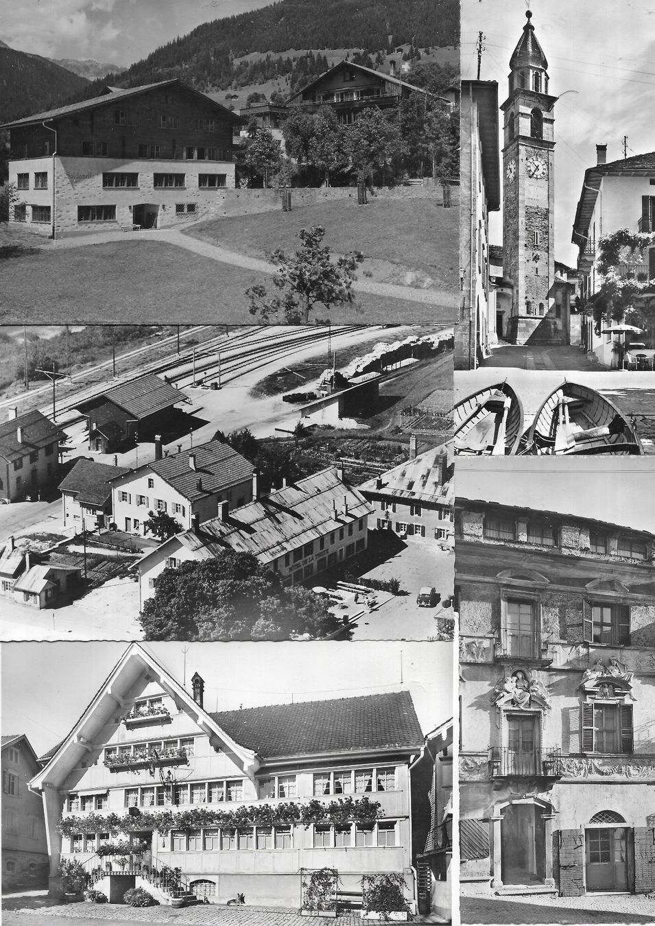 Ansichtskarten: 800 Stk. Ansichtskarten schwarz/weiss ca.1940-1970/ca.3kg – Gebraucht aus Schocherswil von prinzipal60 2
