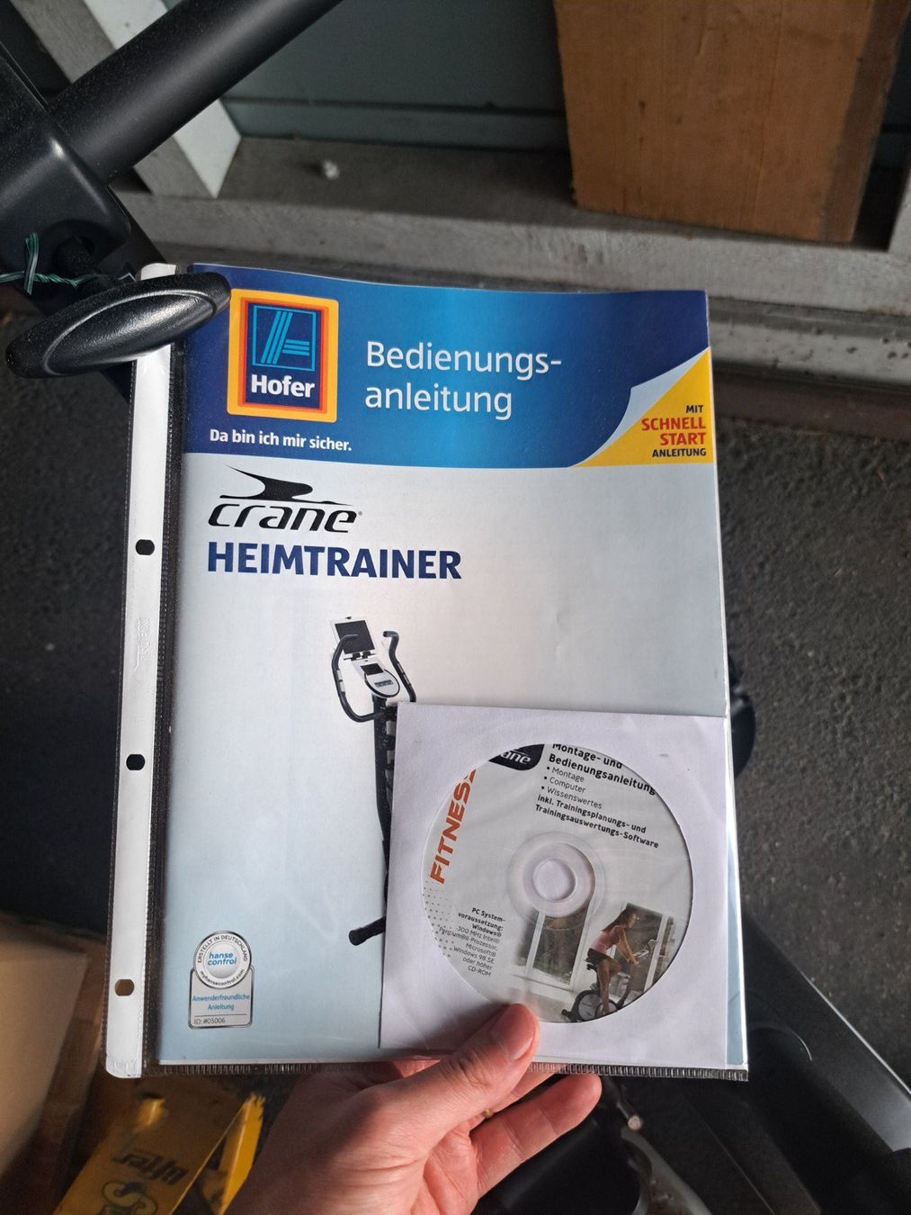 Hometrainer: Hometrainer - Fast neu und unbenutzt – Gebraucht aus Thun von dan_5kf6 2
