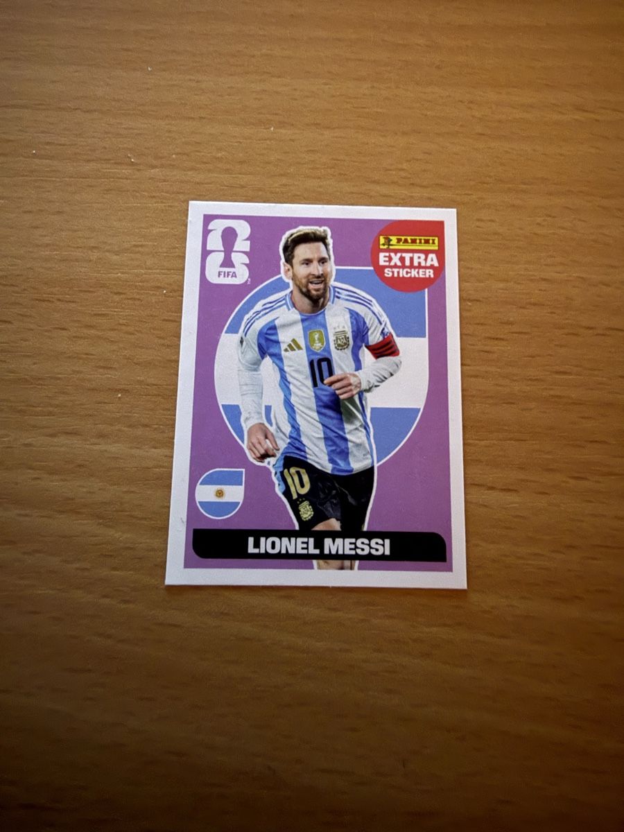 Panini Carte collezionabili: Panini 2026, Extra Sticker Lionel Messi – Nuovo (secondo la descrizione) da Messen venduto da lar_zlw2