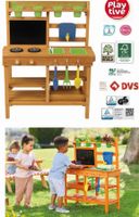 + Playtive Outdoorküche Matschküche Echt Holz Spielküche