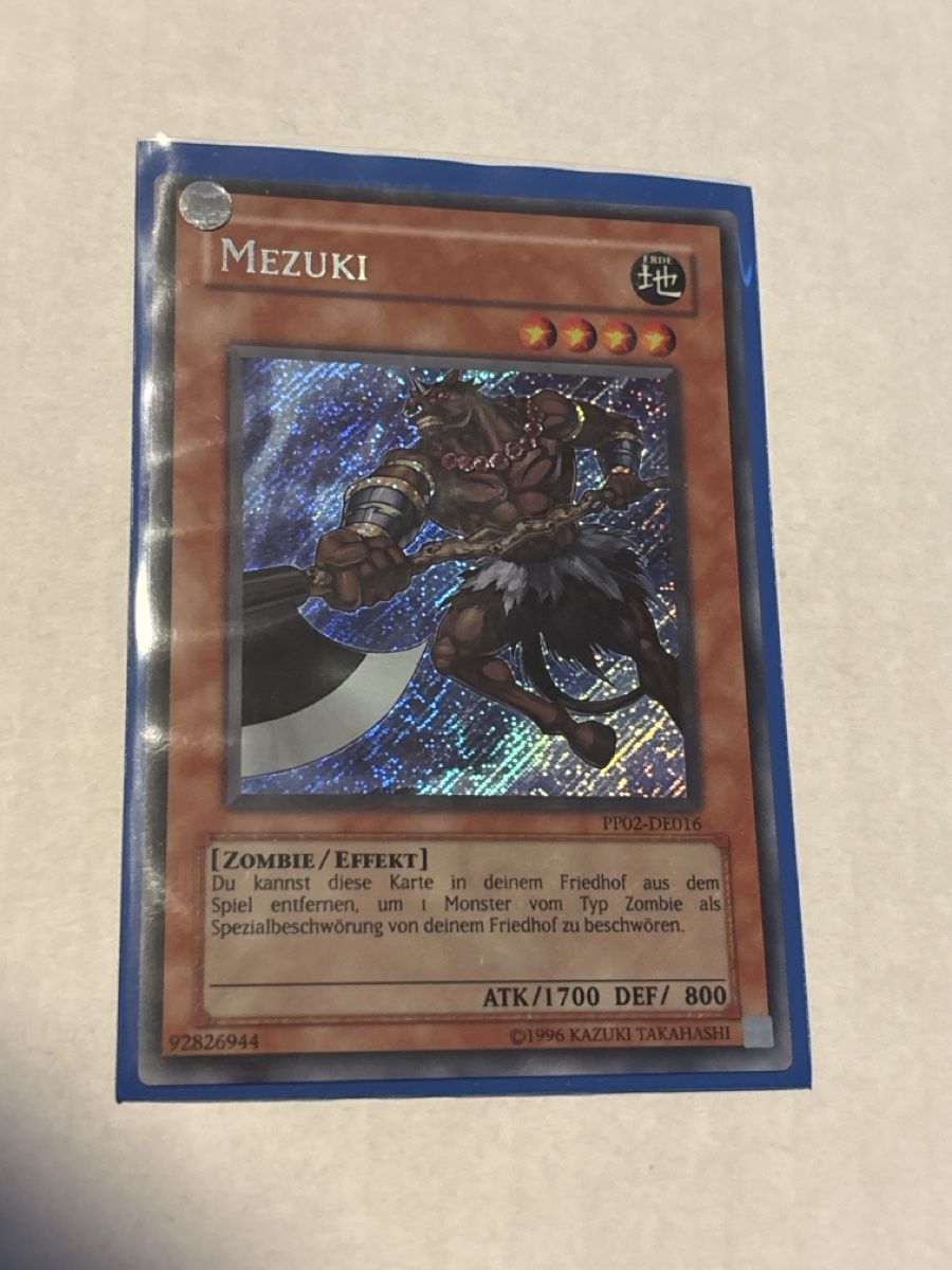 Yugioh Carte collezionabili: Yu-Gi-Oh Karte Mezuki PP02-DE016 – Usato da Speicherschwendi venduto da YugisKartenKammer