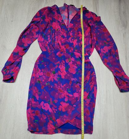 Morgan Kleid, Blumenmuster, Gr S, Wickeloptik, neu