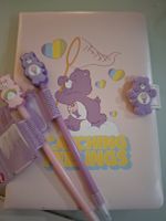 Notizbuch Care Bears rosa mit zwei Stiften neuwertig