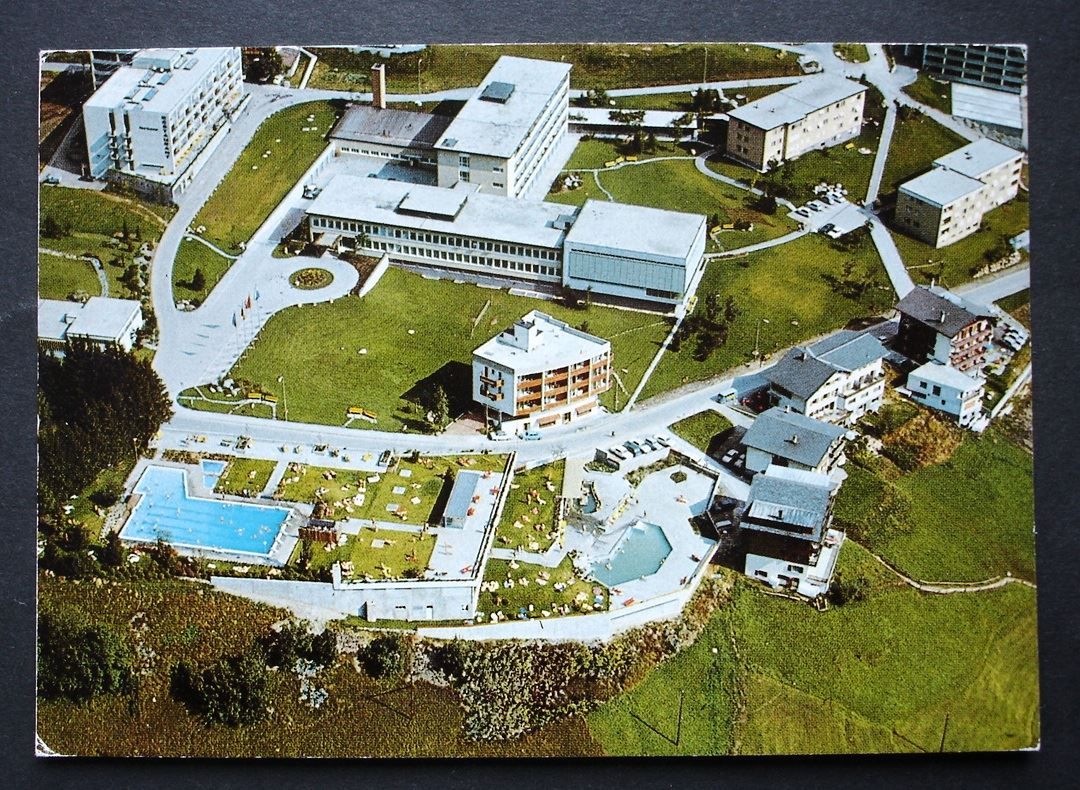 Cartes postales: LEUKERBAD Flugaufnahme – D'occasion à Jona par philajona