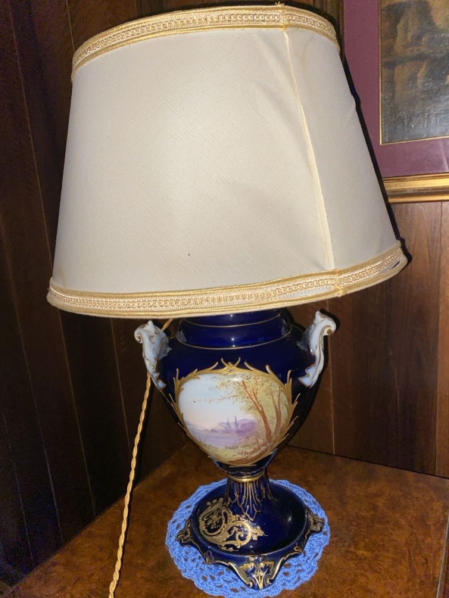 Lampade: Lampe Sèvres antiquité – Usato da Küssnacht am Rigi venduto da CALIFRASQUI 1
